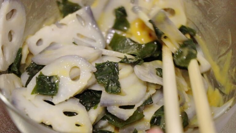黄身和えの作り方は？わかめとれんこんの黄身和えでおいしいレシピ