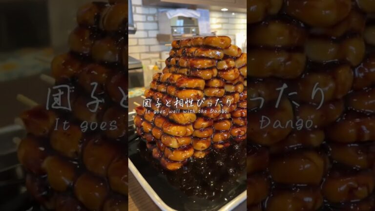 【インパクト抜群！もっちもちなお団子が大人気のお店🍡】