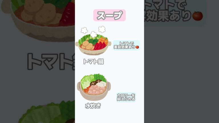 【ダイエット情報】冬に食べたいダイエット鍋 #shorts #ダイエット