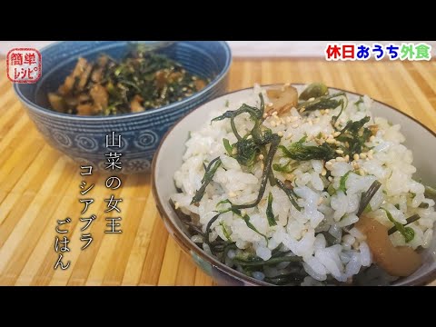 紹介せずにはいられない旨さ『コシアブラ』の簡単な下処理とまぜご飯【山菜】【おうち麵】【飯テロ】