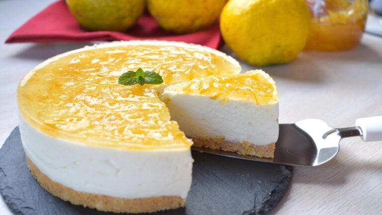 焼かずに濃厚！柚子チーズケーキ【字幕】No Bake Yuzu Cheesecake from Scratch (Sub) No oven needed!