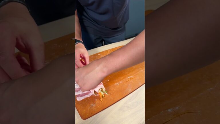 これは新食感！激うま野菜ヌードルの肉巻き！