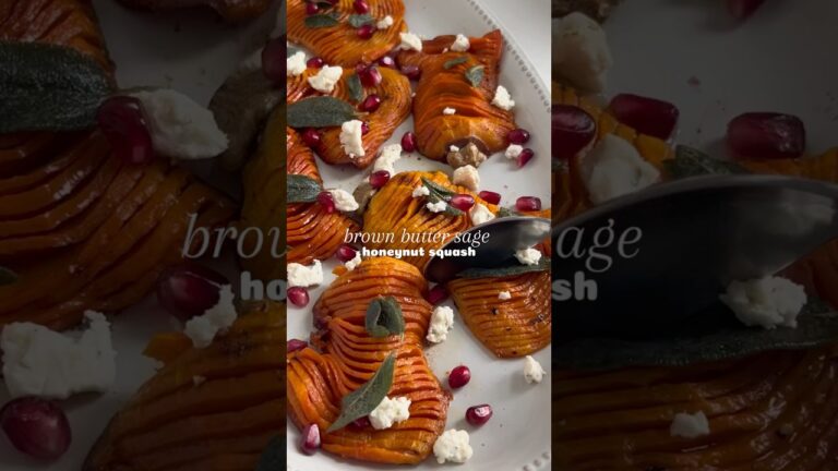 Brown butter sage honeynut squash #recipe