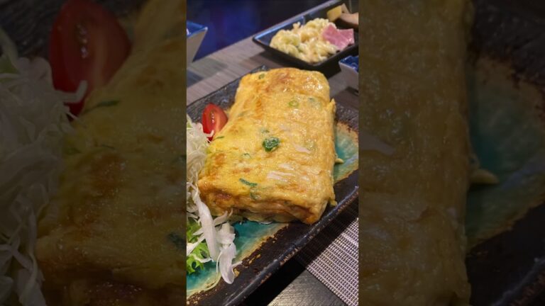 【閉店😢】ネギ入り卵焼き🏮出雲市の美味しい酒場紹介します『酒と肴おかん』Japanese Izakaya food！#shorts