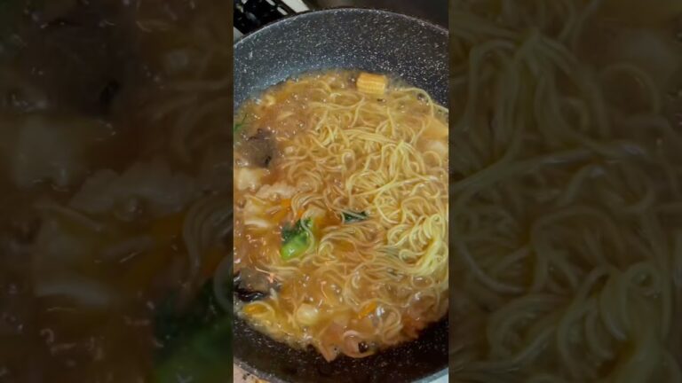 【五目あんかけラーメン】お水がいらないシリーズ