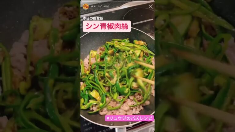 【シン青椒肉絲】リュウジのバズレシピが美味すぎる
