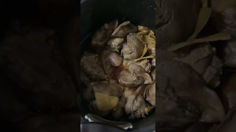 レバーの生姜煮