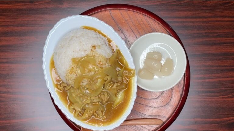 【咀嚼音:ASMR】和風カレーライス | Japanese style curry rice | 일본식 카레라이스 | 日式咖喱饭