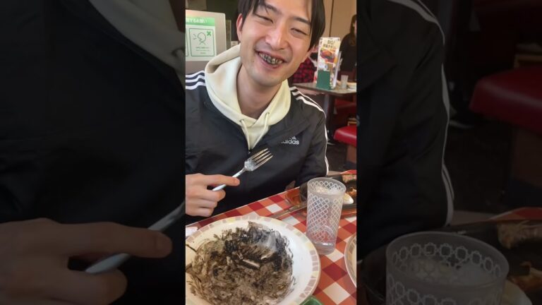 イカ墨パスタの悲劇