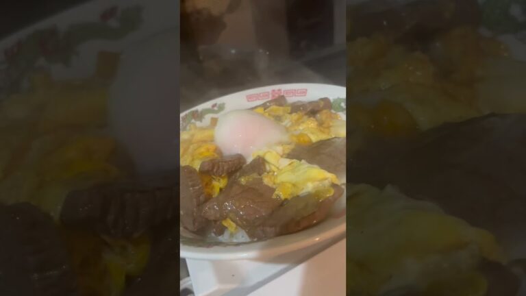 焼肉丼を作る1人暮らし6年目の工場作業員
