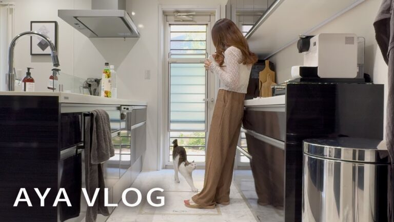 主婦vlog☘️新しいキッチン・インテリアグッズ｜お弁当とご飯作り🍳いつもの家事と日常🌼猫と子どもとの暮らし