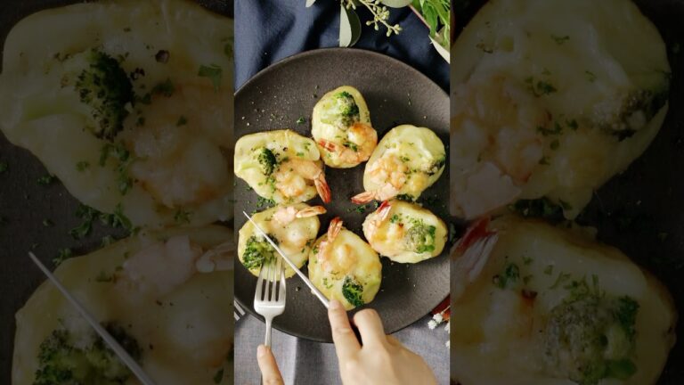 【この組み合わせ、天才かも】エビとブロッコリーが溶け合うチーズグラタン🧄🧀