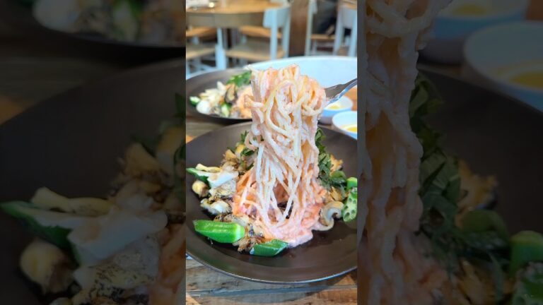 チーズの器で完成させる明太子パスタ！モチモチな生パスタの食感がたまらない【Cheese Tavern CASCINA：東京】