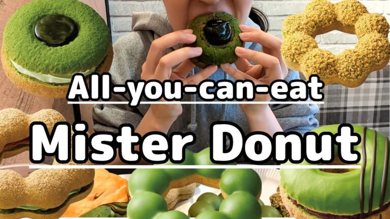【食べ放題】ミスド食べ放題2025！今年の新作抹茶ドーナツはどう違う！？おひとりさま女子のソロ活Vlog