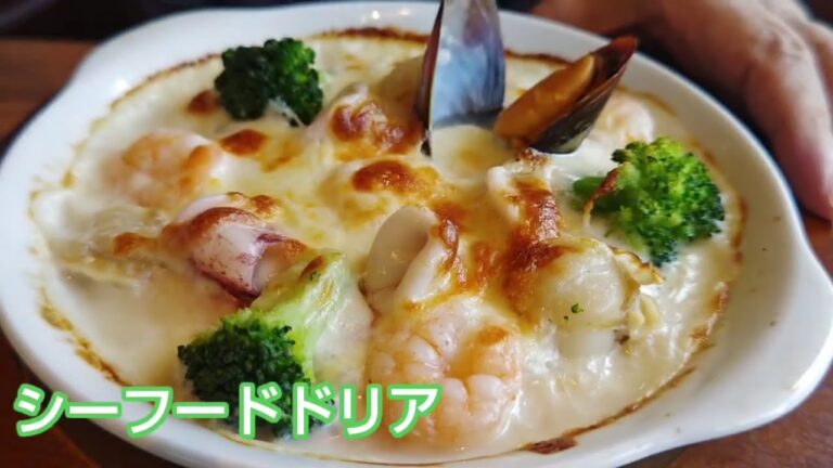 【ジョリーパスタ】シーフードドリアとペペロンチーノが美味しくて最高です！#ジョリーパスタ#ペペロンチーノ#シーフードドリア