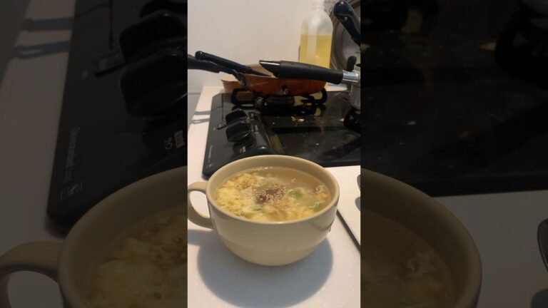 【お料理Vlog】生姜たまごスープ🍲 #vlog #日常 #社会人 #料理 #cooking #shorts