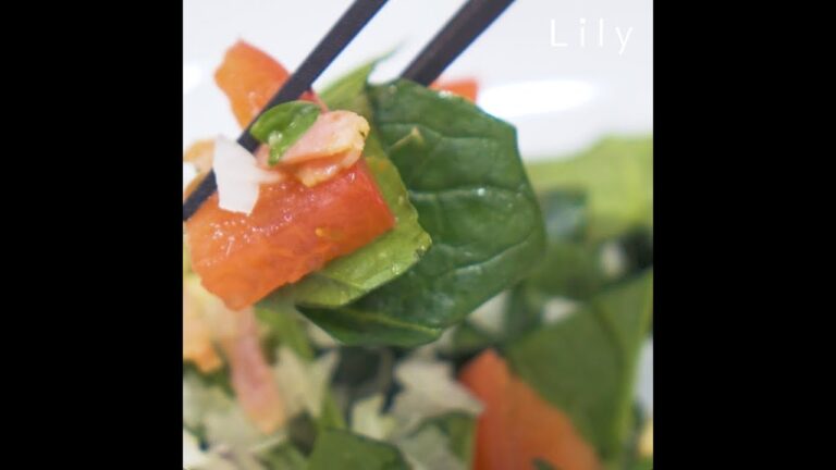 栄養満点！時短レシピ【ほうれん草のポパイサラダ】