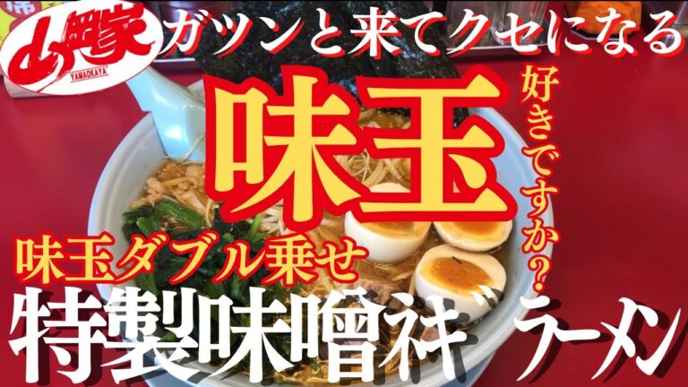 【ラーメン山岡家】味玉ダブルで濃厚特製味噌ﾈｷﾞﾁｬｰｼｭｰで堪能(●´ω｀●)♪【岐阜 ラーメン】