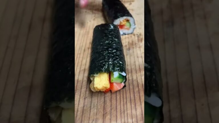 【巻物シリーズ】具材たくさんの太巻き作ってみた！