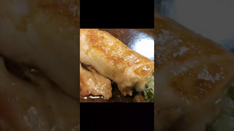【いい感じの鶏巻き】鶏肉で水菜巻いて焼いてた出た記録('∇')【ふたりごはんvlog】