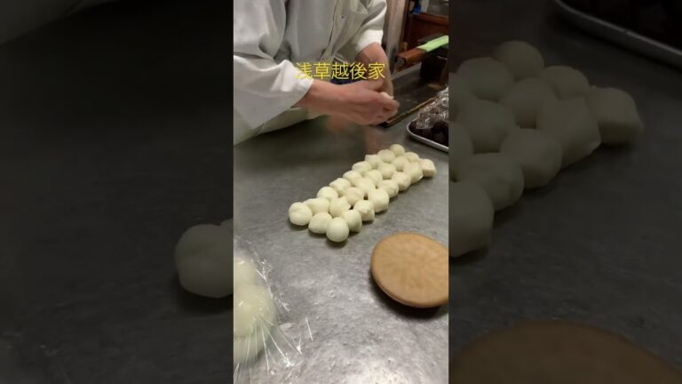 【浅草】越後家特製 季節物『柏餅』#shorts #浅草#越後家