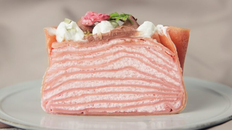 【トリプル桜味🌸】桜ミルクレープ