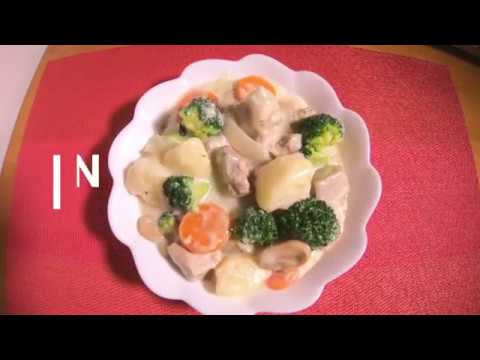 ルーも手作り！濃厚　豚肉のホワイトシチュー