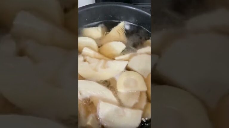 タケノコの山椒味噌和え
