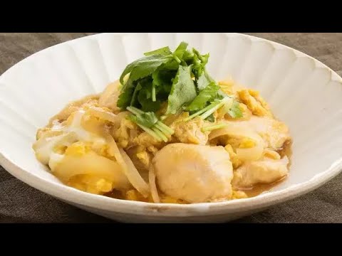 ささみと玉ねぎの卵とじ