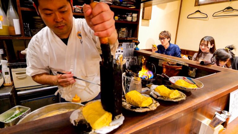 朝５時に２時間待ち行列の路地裏秘密食堂。職人が提供する究極の出汁巻き玉子に密着。