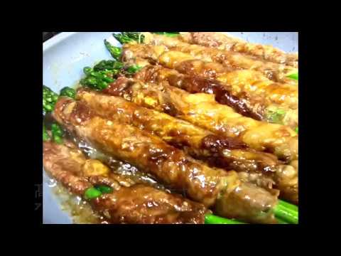 【１分でカンタンおうちごはん】細いアスパラをごちそうに！アスパラの牛肉巻き