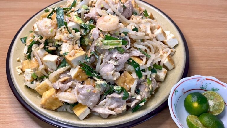 【料理レシピ】 焼きフォー / Stir-fried noodles