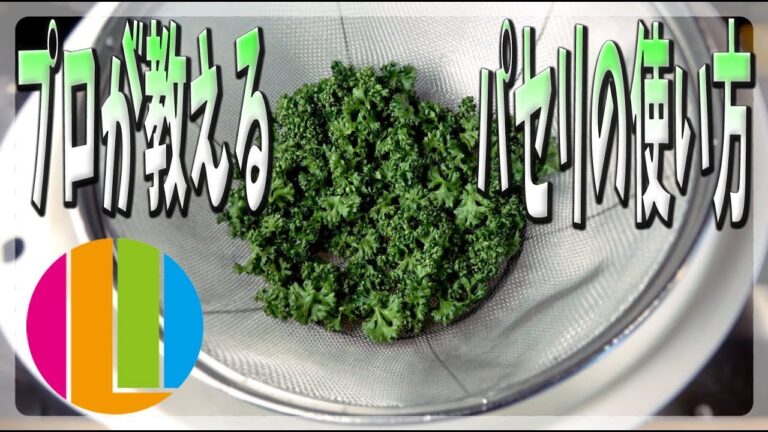 【パセリ】プロが教える！自宅でお店みたいにパセリを使う方法！COCOCOROファン必見！【下準備】【名脇役】【パスタにも】料理No.47