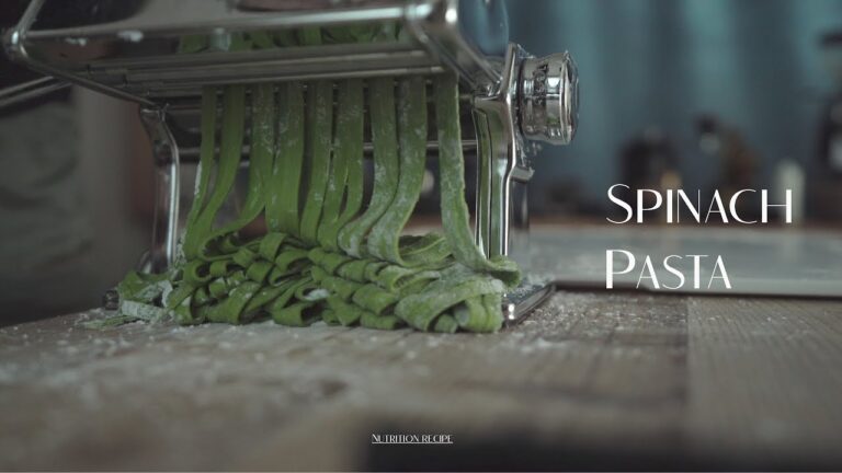 ☆ほうれん草パスタの作り方｜自家製パスタ｜Spinach pasta