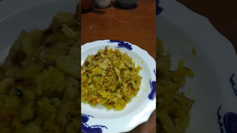 カレーチャーハン🍛（作り方は説明欄に記してます😋✌）