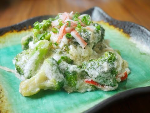 ブロッコリーでふわふわカニカマあんかけの作り方🥦簡単😊美味しい家めし