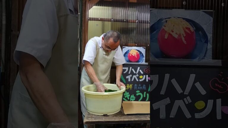 板橋区中板橋の漬物屋で・・・「🤣ワハハイベント🤗」浅漬け胡瓜の掴み取り‼️