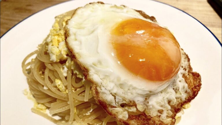 【料理Vlog】Spaghetti del Poverello. 見習いシェフの貧乏人の目玉焼きパスタ　#9