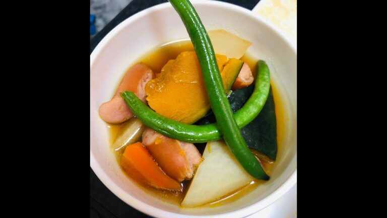 【煮物】かぼちゃと大根煮を早送りで作ってみた！