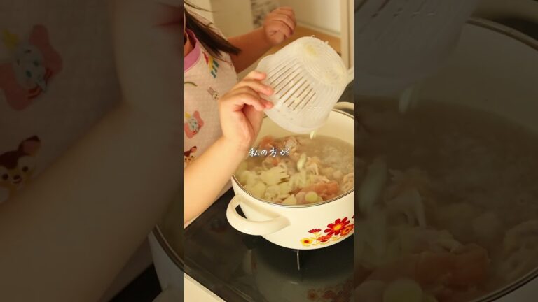 泣きそうな朝に【オートミール参鶏湯】 #shorts