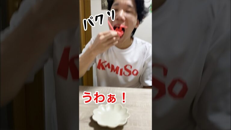 We can now eat origami! ?#origami #종이접기 #折り紙 #origamiart #kamiso