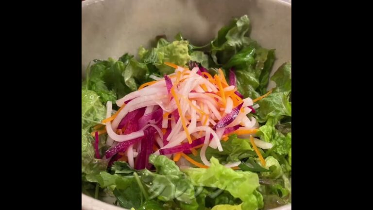 大根とクルミ、ナンプラーのアジアン風サラダ【365日サラダ251皿目】