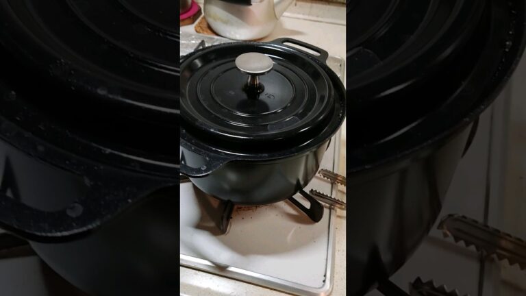 無水調理を始めました#鍋 #無水鍋 #無水調理