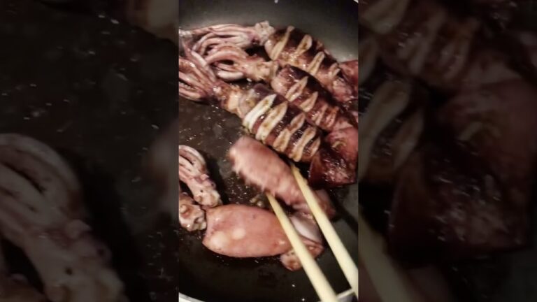 フライパンで激ウマ焼イカ