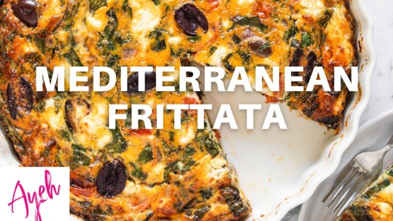 Mediterranean Frittata - Cooking With Ayeh