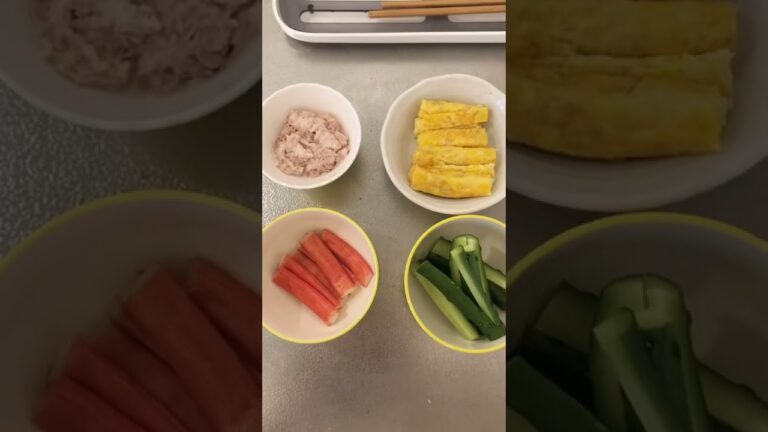 【料理日記】節分の恵方巻きを作る🍣【簡単】