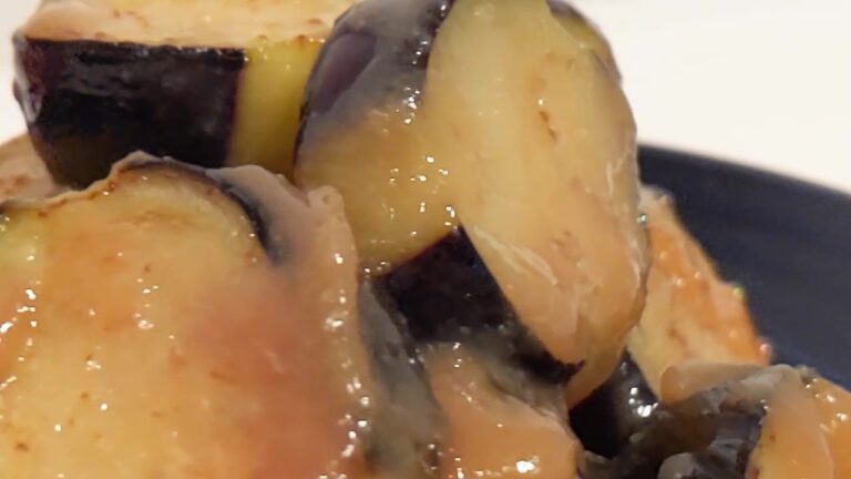 【その３７９】なすみそ/白味噌/揚げ焼き/夏野菜/信州一味噌/茄子揚げ