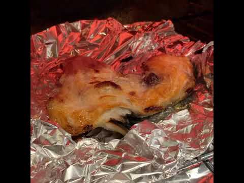 これは、天然のキングサーモン！大助のカマの焼きもの！