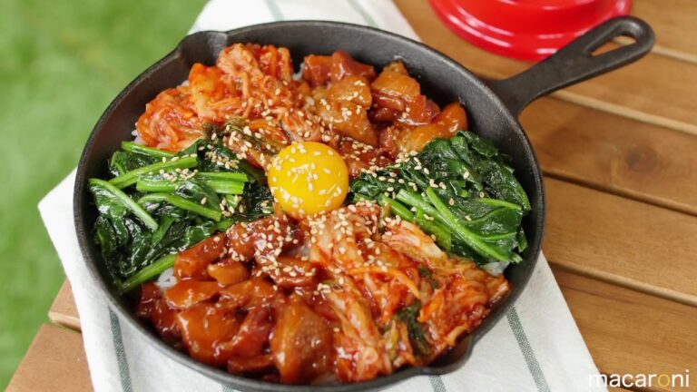 スキレットひとつで完成！やみつき焼き鳥ビビンバ