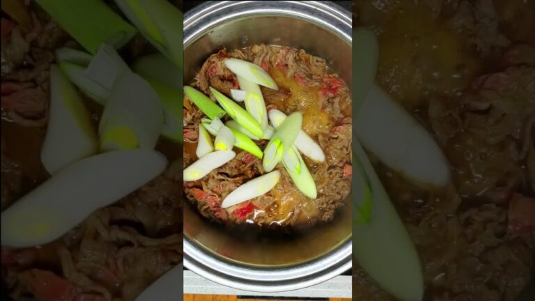 肉豆腐は簡単すぎて旨すぎる！#shorts